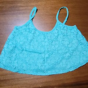 Streetwear Society Lace Crop Tank Top